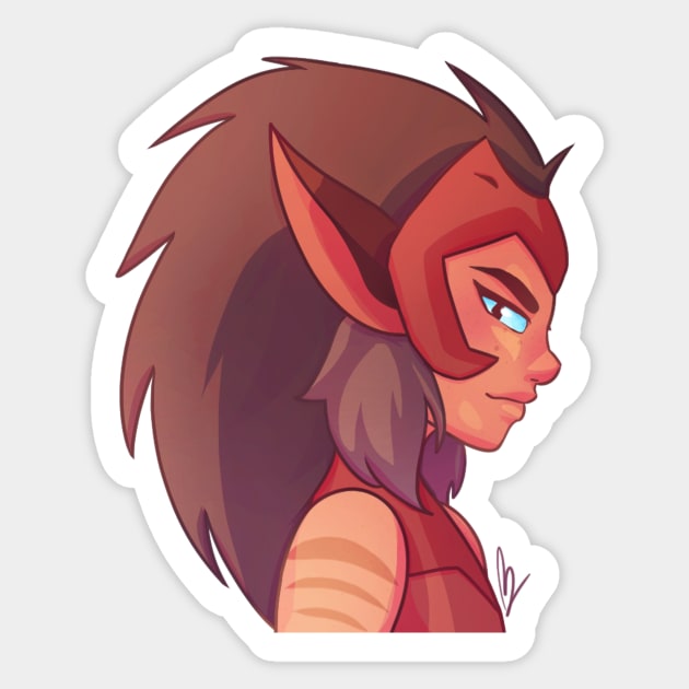 Catra Sticker by Wyrielle